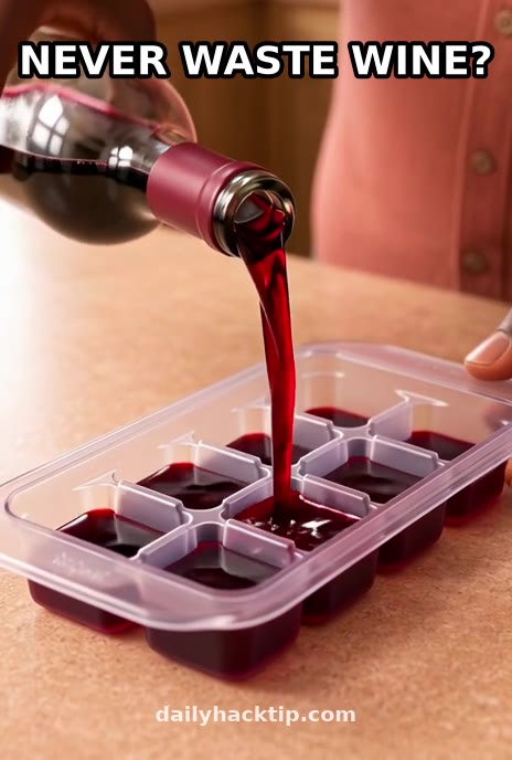Leftover wine tip